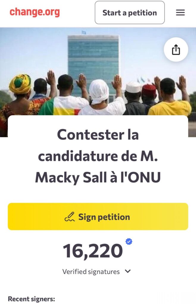 Contre la candidature de Macky Sall : Une contre-pétition lancée 1 95116191 66611623