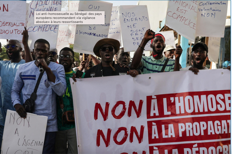 Loi anti-homosexuelle au Sénégal: des pays européens recommandent «la vigilance absolue» à leurs ressortissants 1 Capture decran 2026 04 22 a 10.11.05