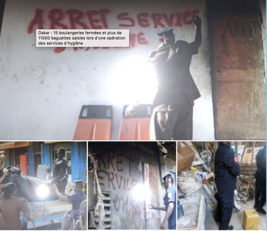 Dakar : 15 boulangeries fermées et plus de 11000 baguettes saisies lors d’une opération des services d’hygiène 1 Capture decran 2026 04 25 a 08.26.23