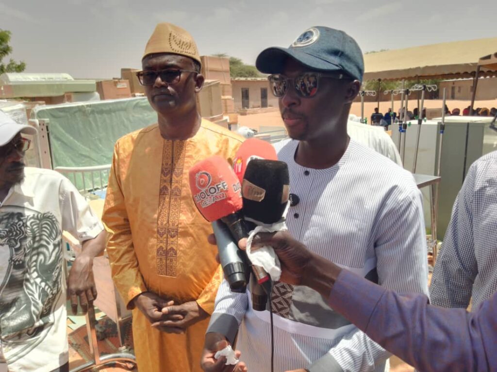Cérémonie de remise d'un lot de matériels de santé à Mbéyène, les populations étalent des doléances 1 IMG 20260420 WA0002