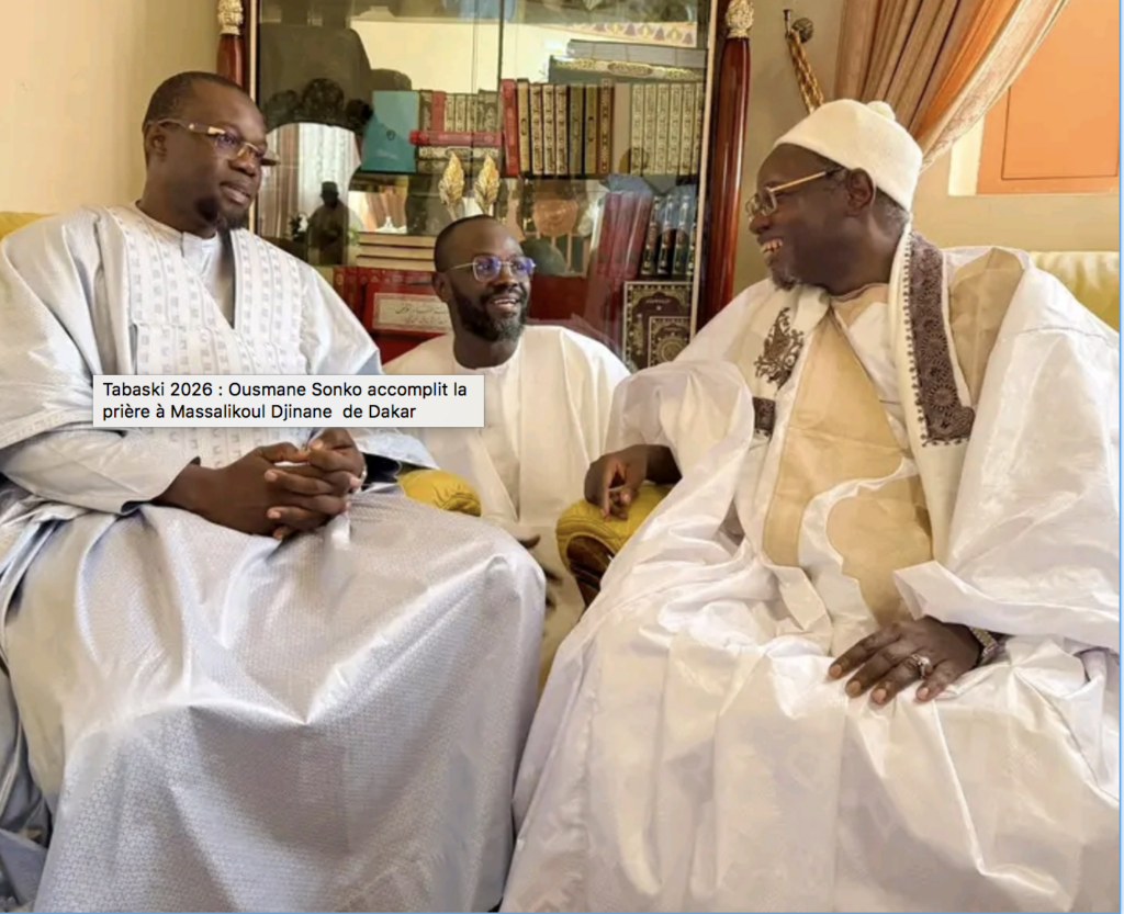 Tabaski 2026 : Ousmane Sonko accomplit la prière à Massalikoul Djinane de Dakar 1 Capture decran 2026 05 28 a 15.34.51