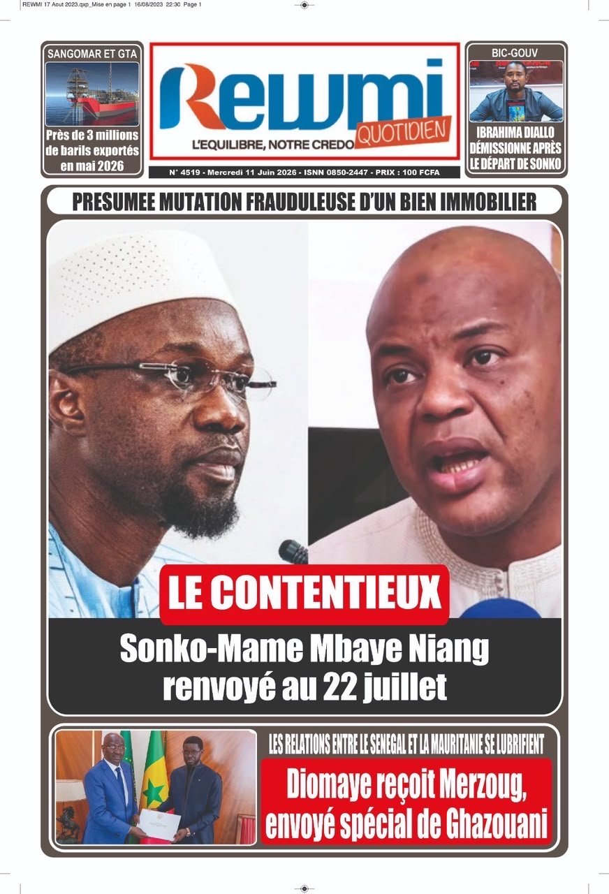 UNE 11 JUIN 2026