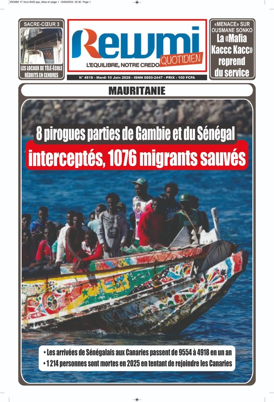 UNE REWMI 10 JUIN 2026