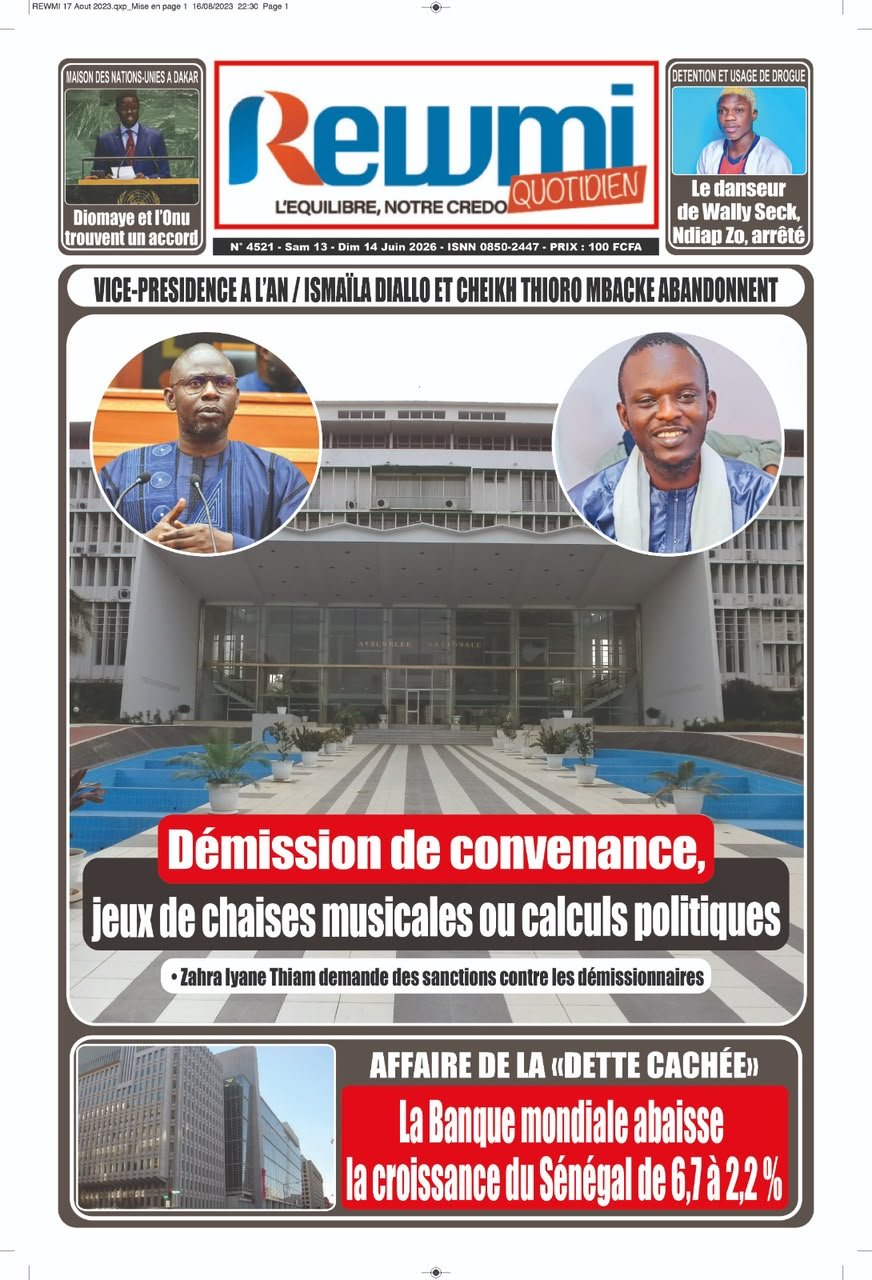 UNE REWMI 13 JUIN 2026