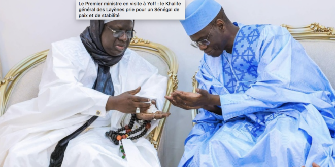 Le Premier ministre en visite à Yoff : le Khalife général des Layènes prie pour un Sénégal de paix et de stabilité 1 Capture decran 2026 07 11 a 12.24.58