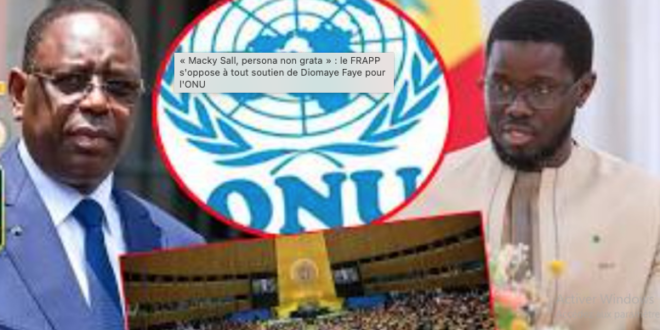 « Macky Sall, persona non grata » : le FRAPP s'oppose à tout soutien de Diomaye Faye pour l'ONU 1 Capture decran 2026 07 16 a 09.31.21