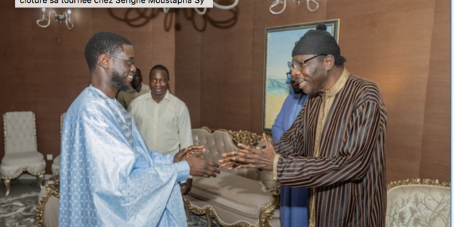 Tivaouane : le Président Bassirou Diomaye Faye clôture sa tournée chez Serigne Moustapha Sy 1 Capture decran 2026 08 22 a 09.42.04
