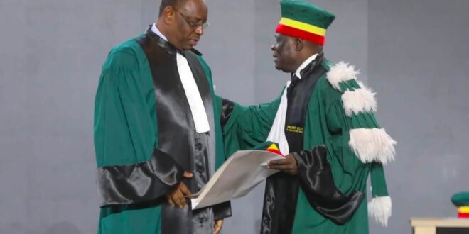 Macky Sall fait Docteur Honoris Causa de l’Université Denis Sassou Nguesso 1 honoris
