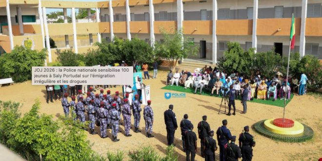 JOJ 2026 : la Police nationale sensibilise 100 jeunes à Saly Portudal sur l’émigration irrégulière et les drogues 1 Capture decran 2026 09 22 a 10.14.39