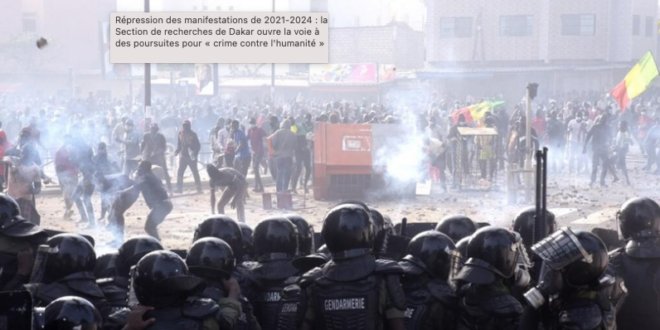 Répression des manifestations de 2021-2024 : la Section de recherches de Dakar ouvre la voie à des poursuites pour « crime contre l'humanité » 1 Capture decran 2026 09 22 a 14.44.04