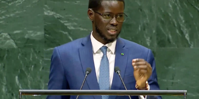 A New York, Bassirou Diomaye Faye défend la vision sénégalaise du multilatéralisme 1 Capture decran 2026 09 25 a 12.01.54