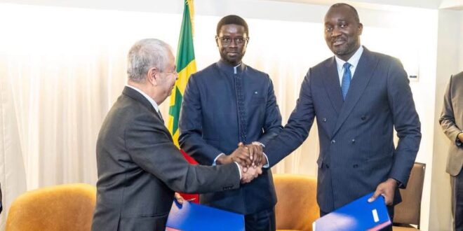 Diomaye préside la cérémonie de signature de protocole entre la Sar et la compagnie turque Yamata 1 IMG 20260923 WA0124