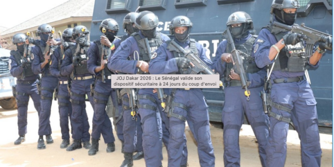 JOJ Dakar 2026 : Le Sénégal valide son dispositif sécuritaire à 24 jours du coup d'envoi 1 Capture decran 2026 10 08 a 09.58.24