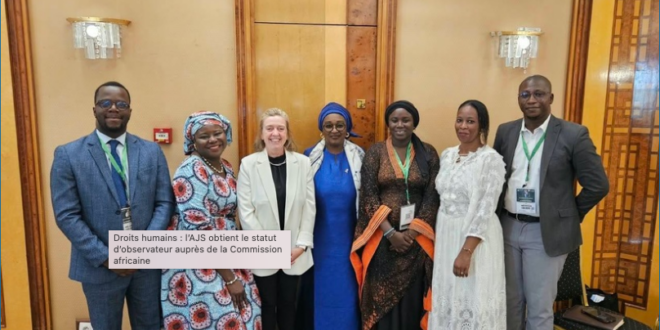Droits humains : l’AJS obtient le statut d’observateur auprès de la Commission africaine 1 Capture decran 2026 10 14 a 08.58.49
