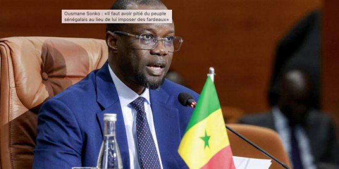 Ousmane Sonko : «Il faut avoir pitié du peuple sénégalais au lieu de lui imposer des fardeaux» 1 SONKO