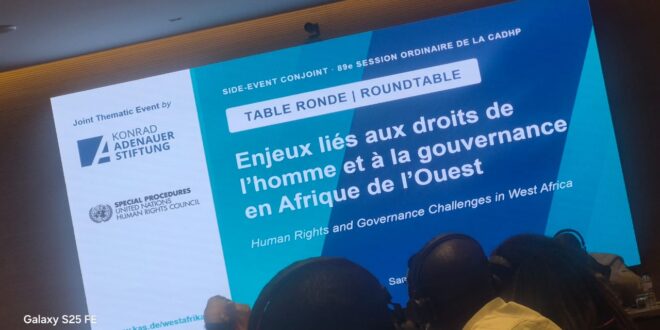 État de droit et gouvernance en Afrique au menu d'une table ronde entre experts onusiens et société civile 1 WhatsApp Image 2026 10 14 at 12.03.06